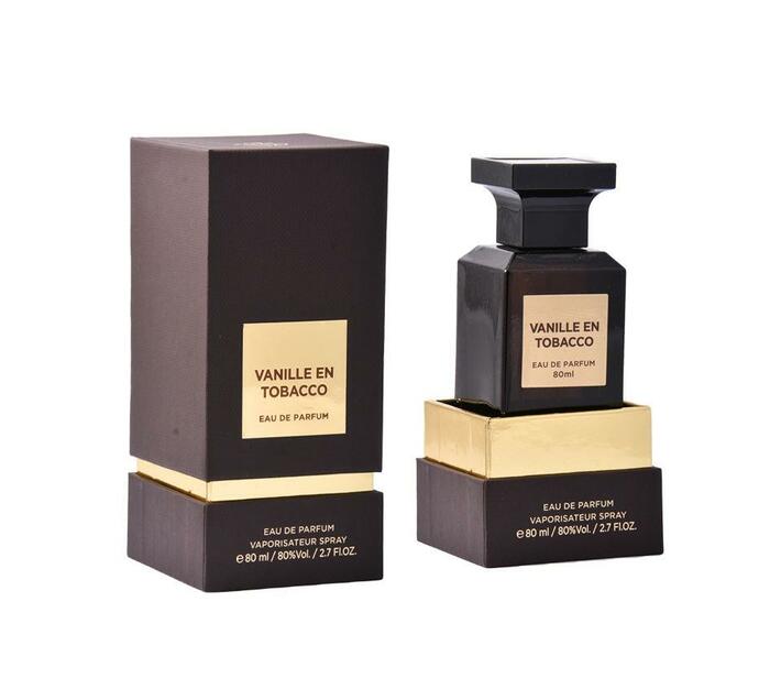 Fragrance World Vanille En Tobacco 80ml Eau de Parfum