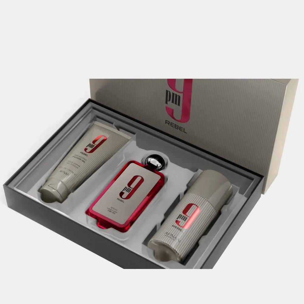 Afnan 9PM Rebel 100ml EDP Gift Set