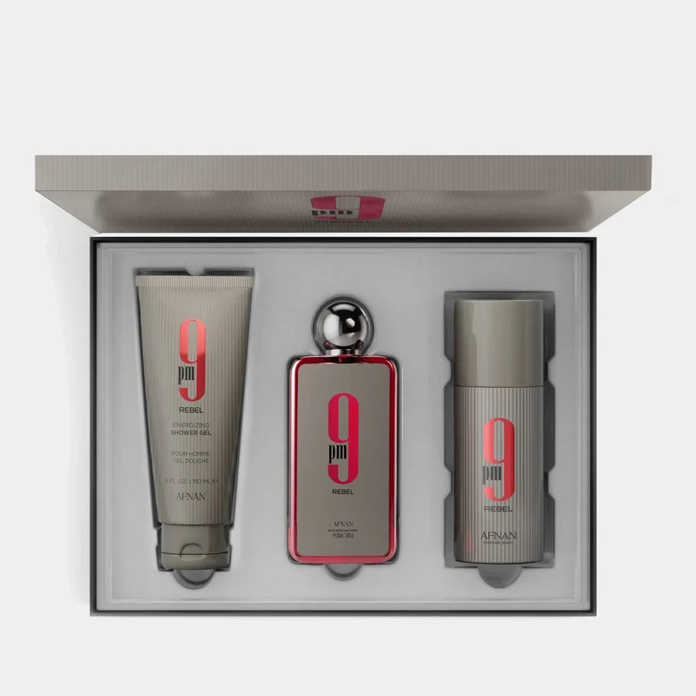 Afnan 9PM Rebel 100ml EDP Gift Set