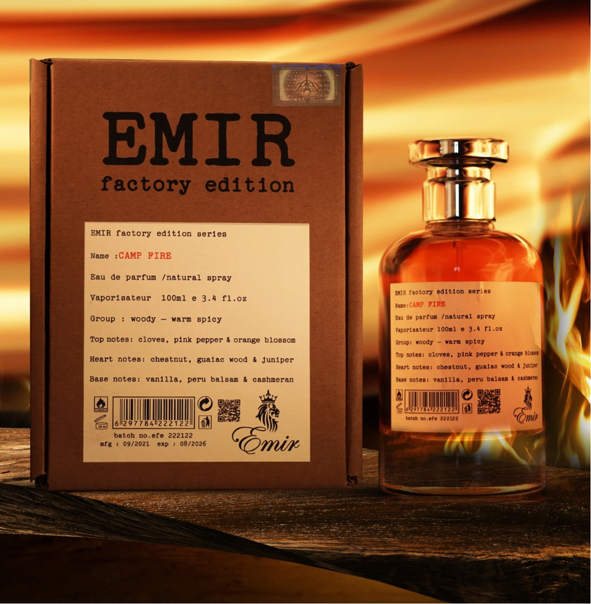 Emir Camp Fire Factory Edition 100ml Eau De Parfum
