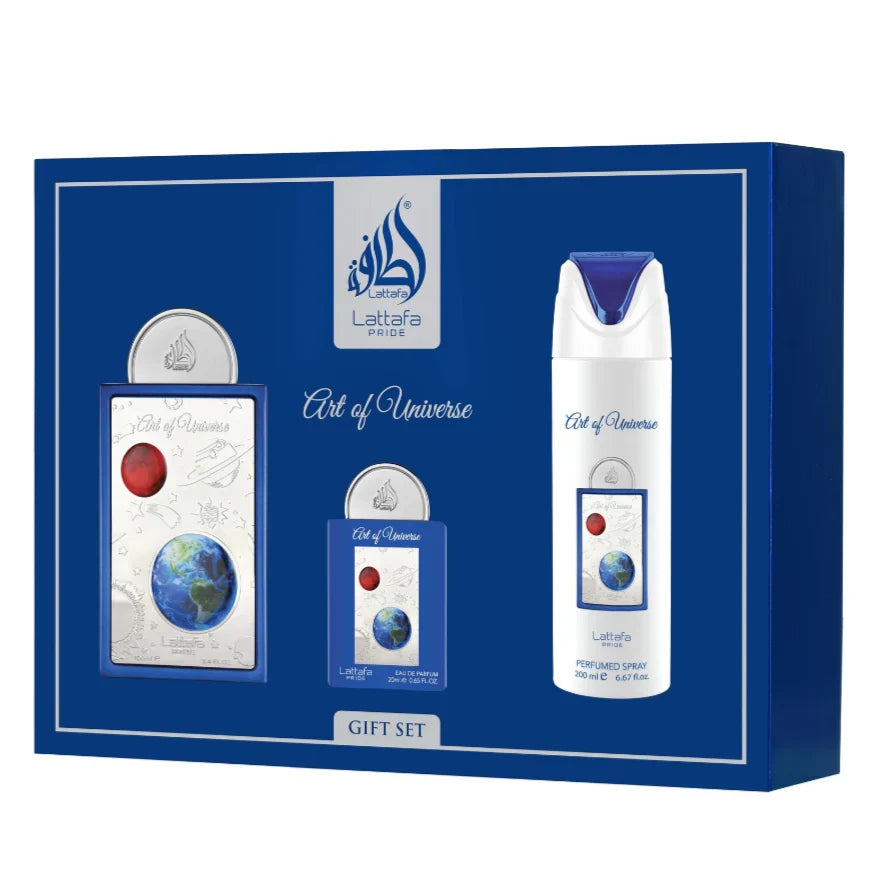Lattafa Art of Universe 100ml EDP gift Set